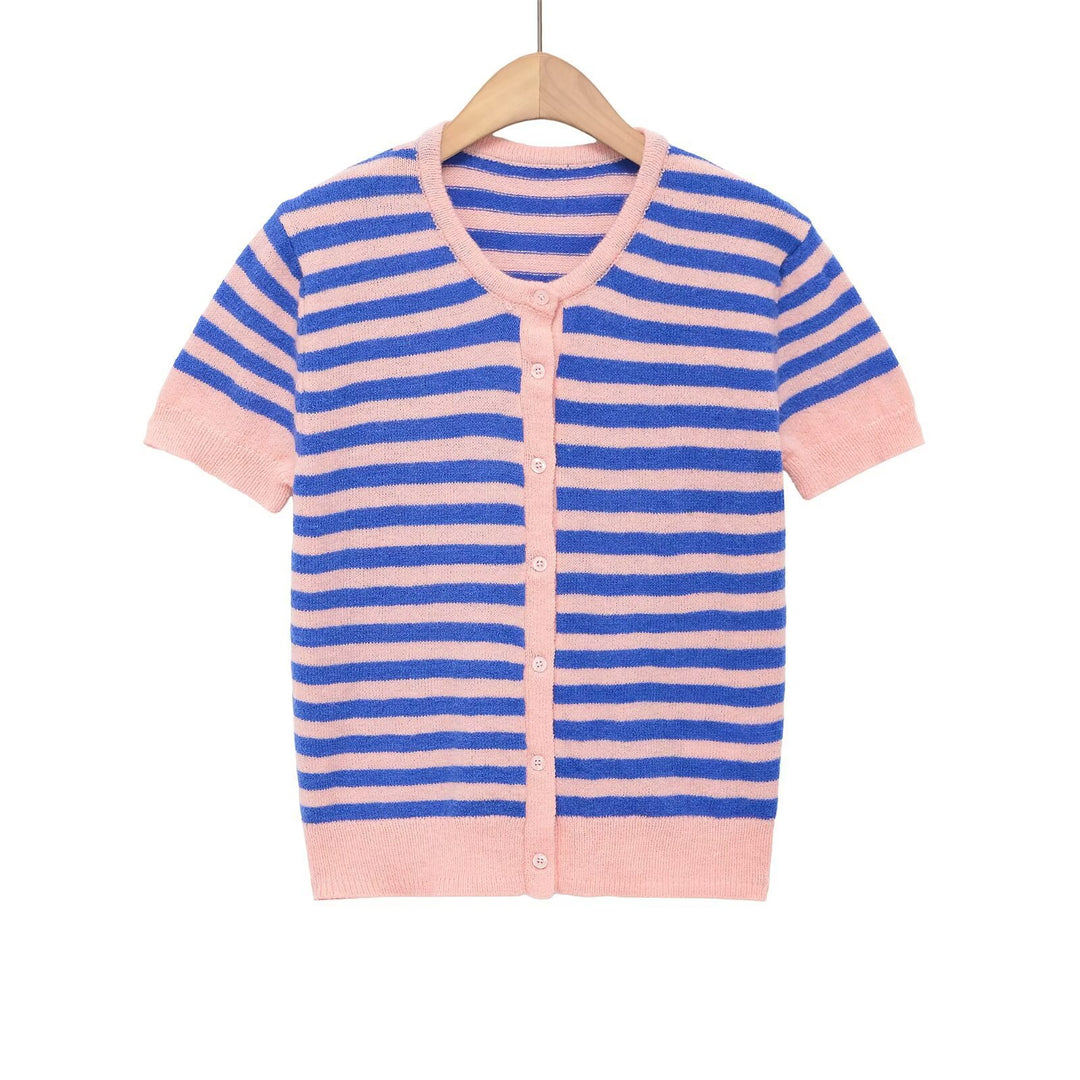 Dame Knapp-Ned Pullover Skovae