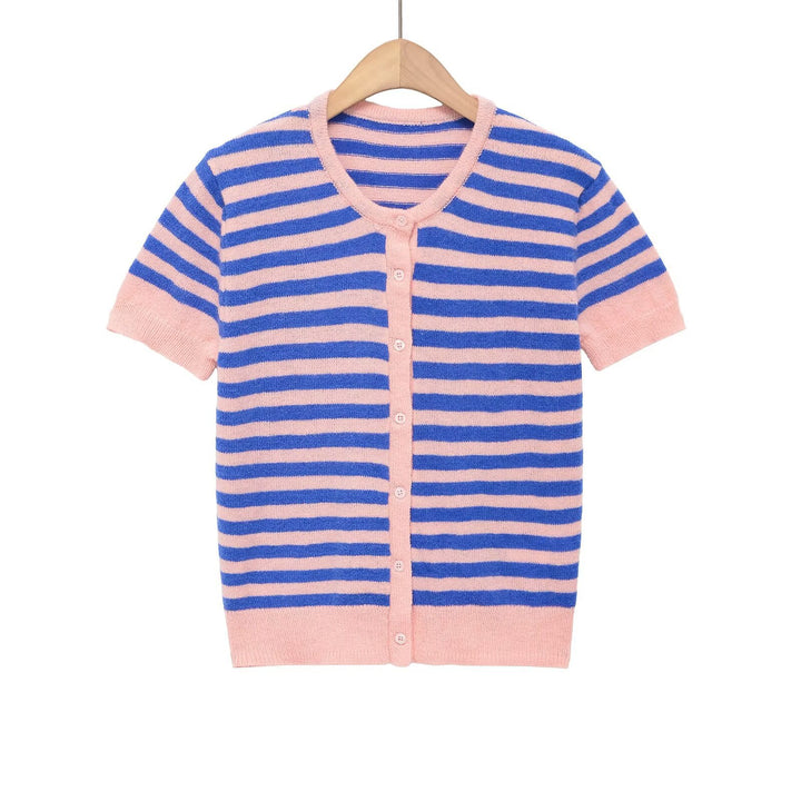 Dame Knapp-Ned Pullover Skovae
