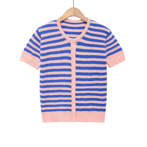 Dame Knapp-Ned Pullover Skovae