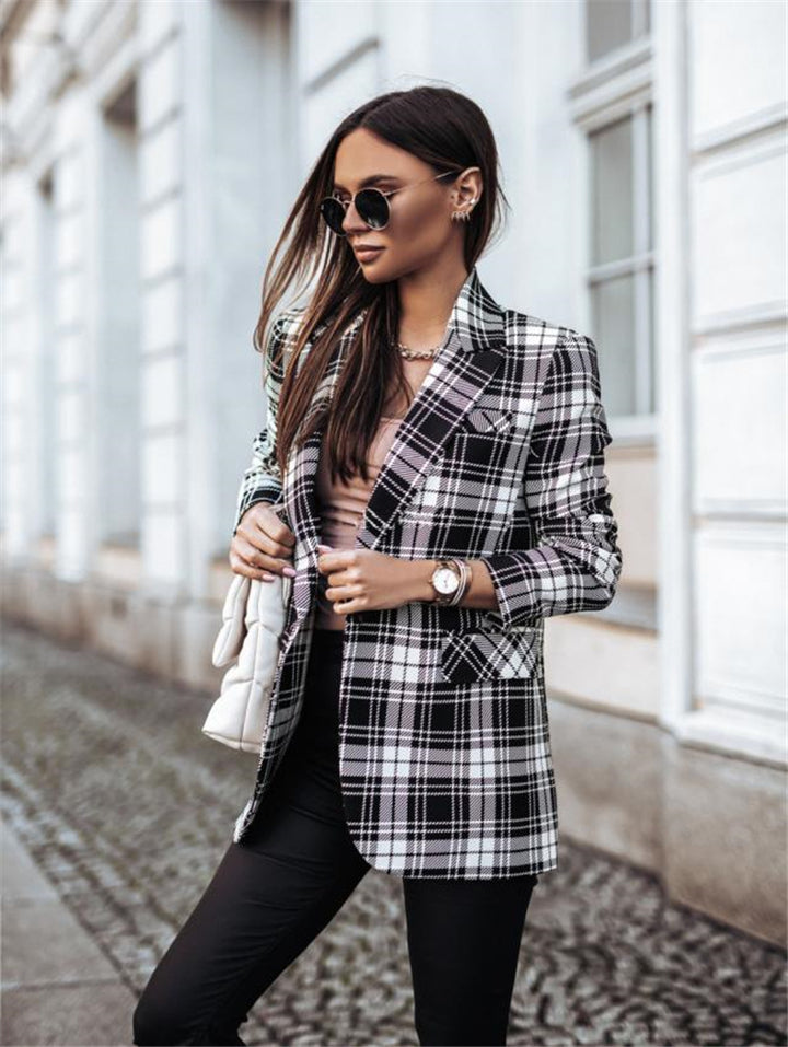 Dame Ternet Blazer i moderne snit Stilla