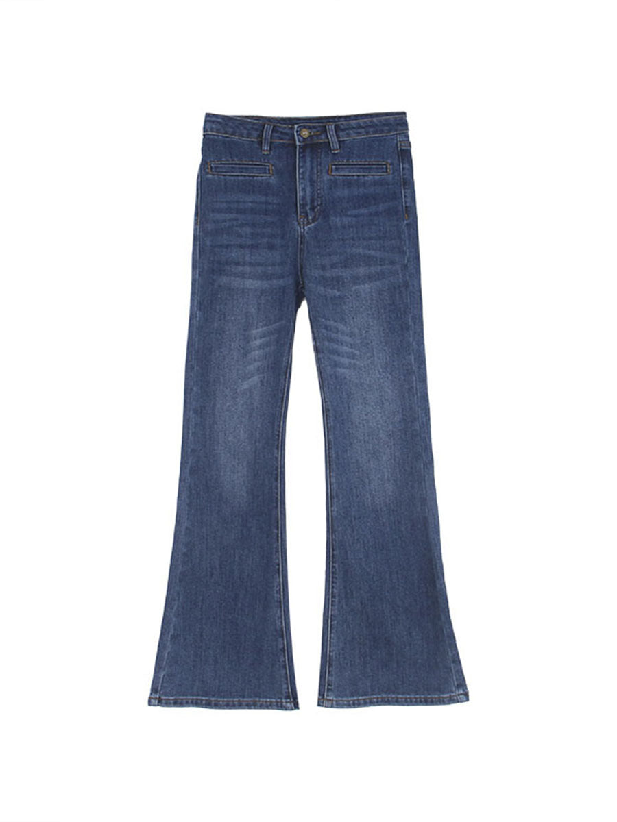 Dame Flared Jeans med høj talje og stilfuldt snit Stilla