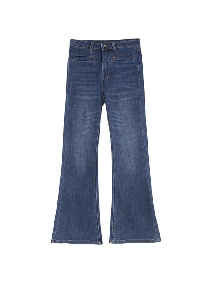 Dame Flared Jeans med høj talje og stilfuldt snit Stilla