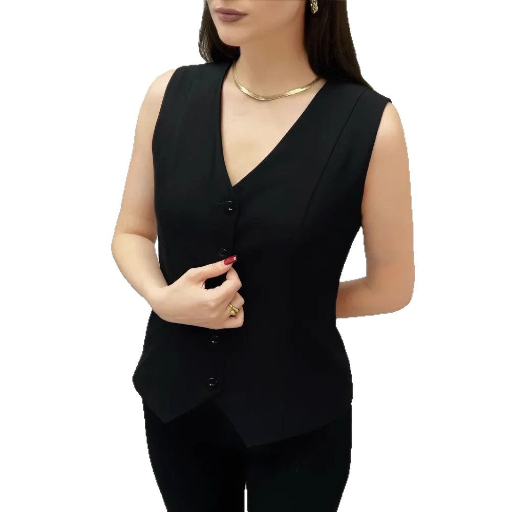 Dame Snedersyede Elegante Vest Stilla