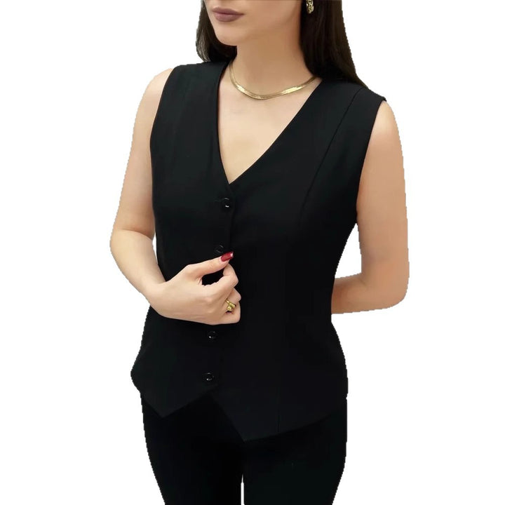 Dame Snedersyede Elegante Vest Stilla