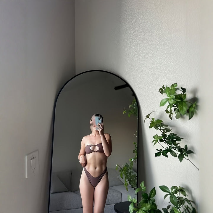 Dame Bandeau-Bikini-sæt med elastisk stof og moderne skæring Stilla