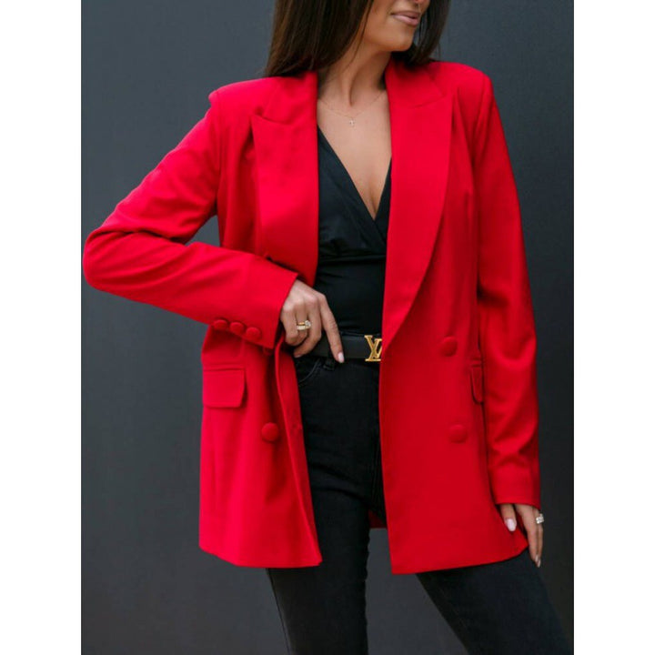 Damer moderigtig Oversized Blazer med dobbelt knapløb og elegant snit Stilla
