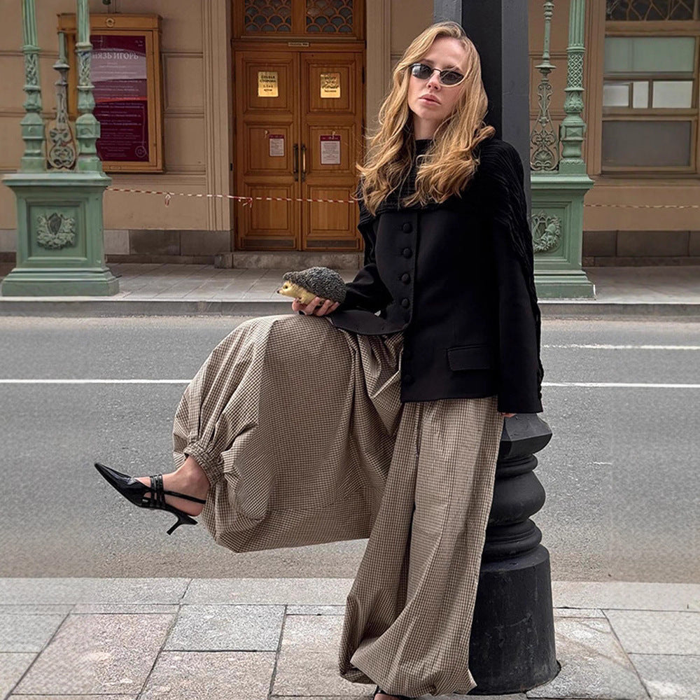 Dame overdimensioneret frakke med elegant snit Stilla