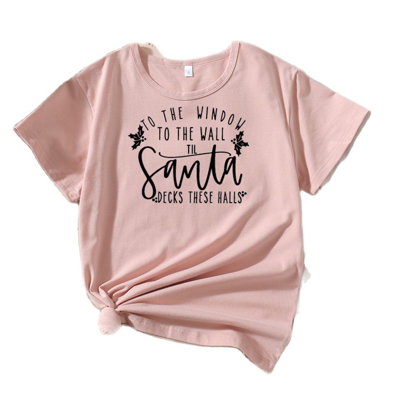 Dame Ferie Tema Grafik T-Shirt Stilla