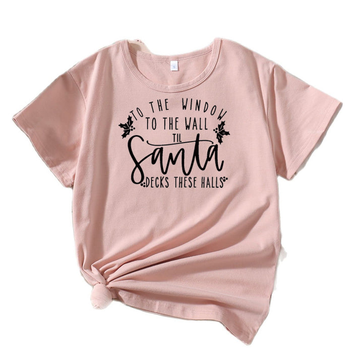 Dame Ferie Tema Grafik T-Shirt Stilla