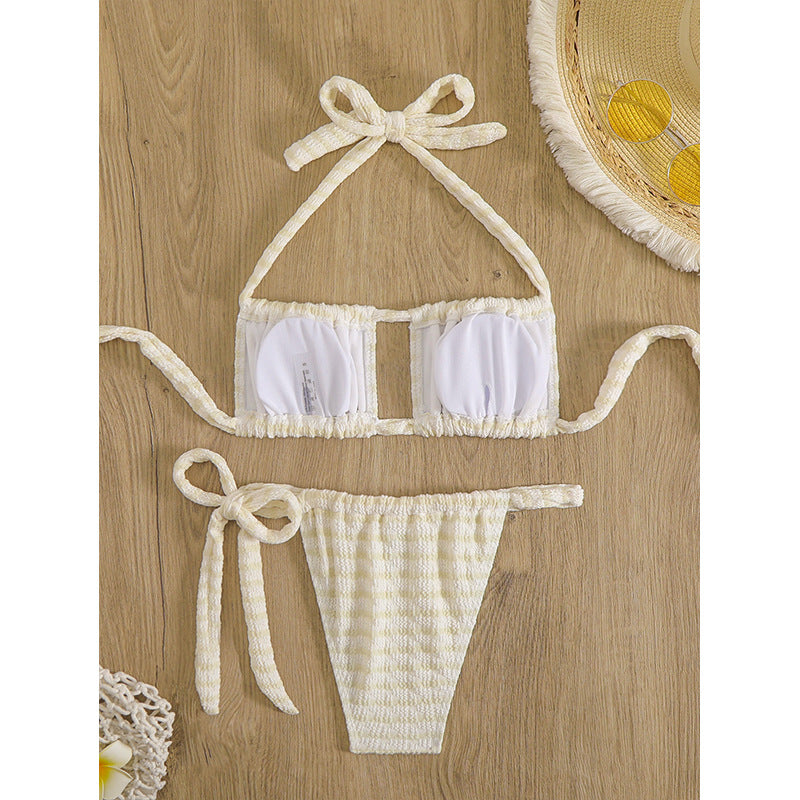 Dame Strappy Cut-Out Bikini Sæt Stilla