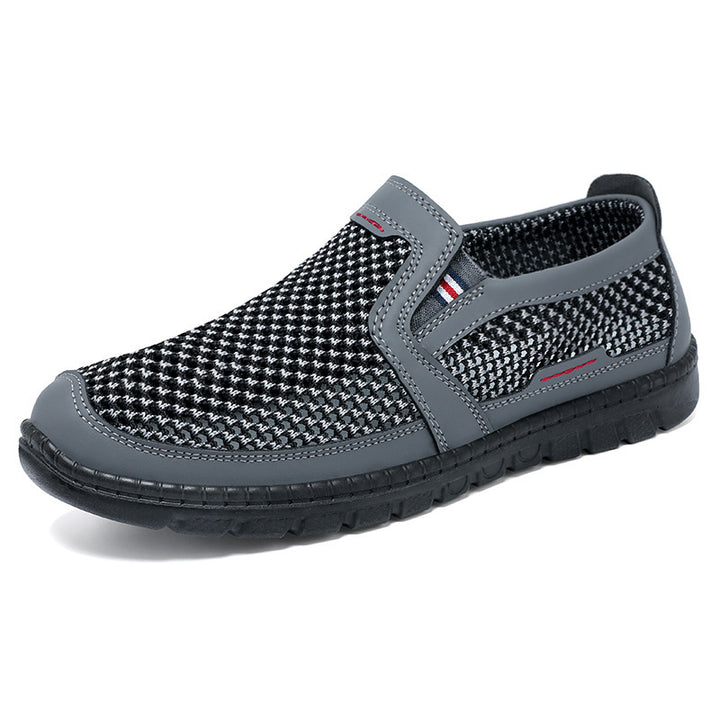 Herrer Åndbare Slip-On Løbesko med fleksibelt Mesh-Overmateriale og skridsikker Sål Stilla