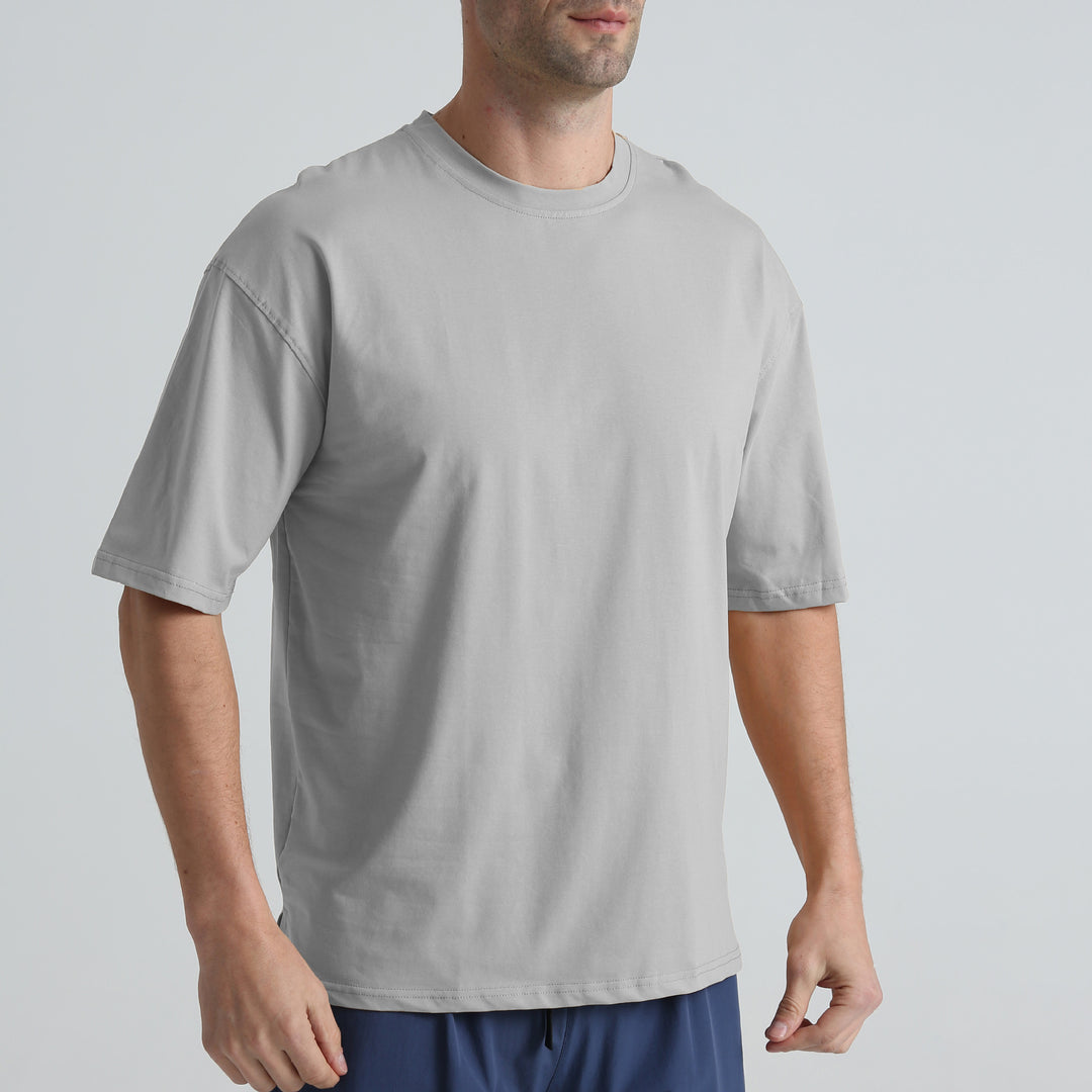 Herrer Behagelig Loose-Fit T-shirt lavet af kvalitetsbomuld Stilla