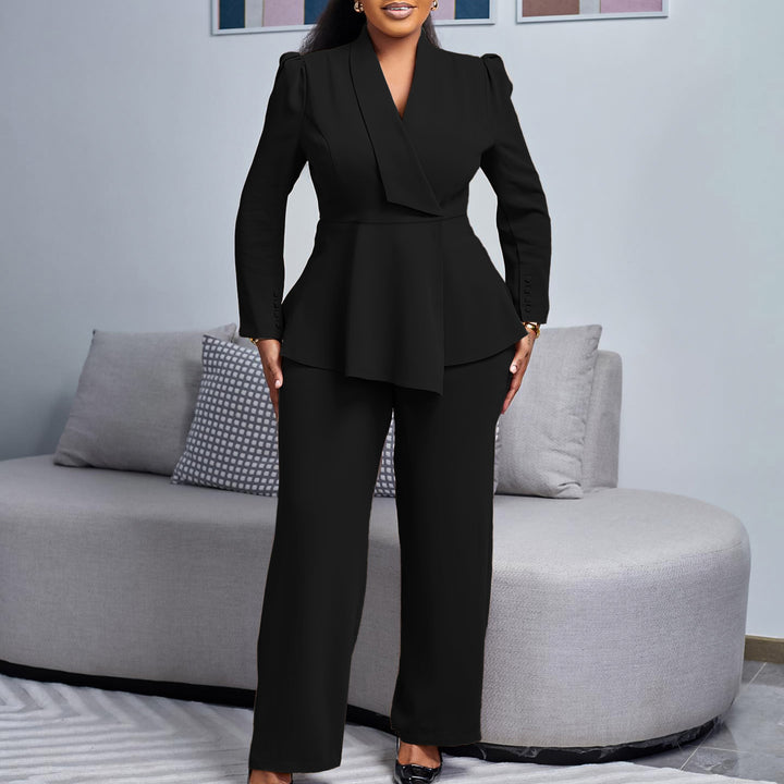 Damer Elegant Blazer-Bukser-Sæt Stilla