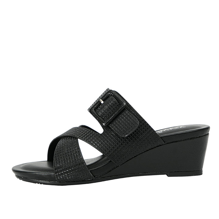 Dame kile sandaler med elegant rem og glimmerdetaljer Stilla
