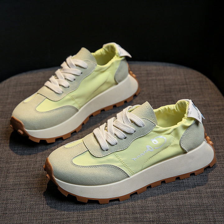 Damer Sporty Sneakers med behagelige elastiske snørebånd og skridsikre såler Stilla