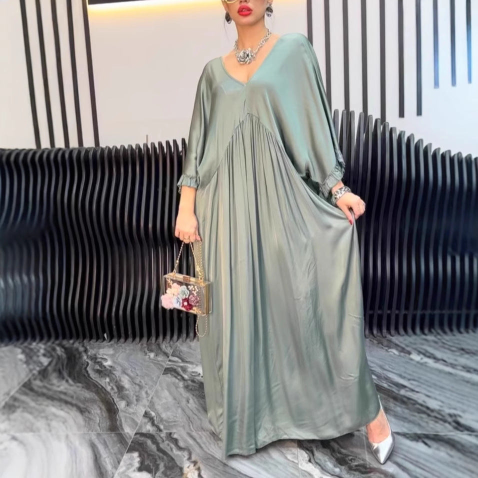 Kvinder Elegant Maxi Kaftan Kjole Stilla