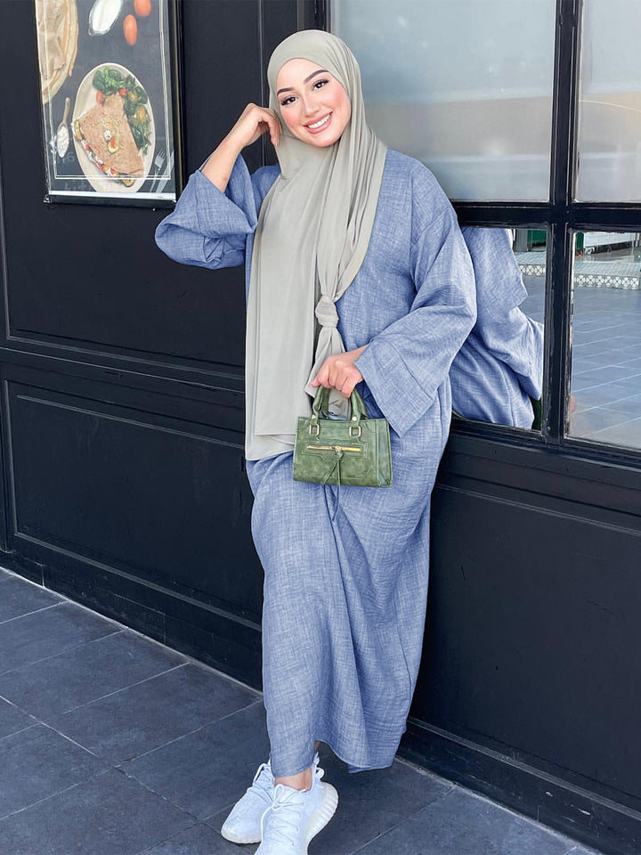 Dame Mode Kaftan med Bred Skæring Stilla