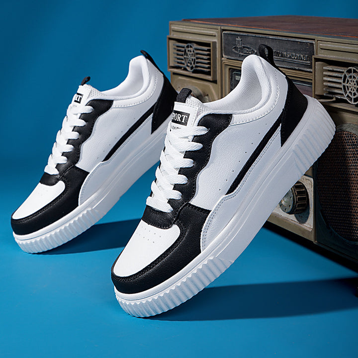 Dame nan Plateau-Sneaker med særlig tykk sål og polstret komfortfodbed Skovae