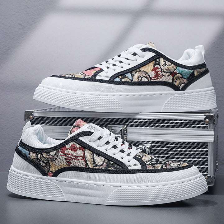 Femme Kunstnerisk Grafik Sneakers Stilla