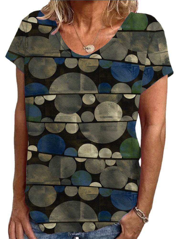 Dame Loose Bluse med farverigt paisleymønster Skovae