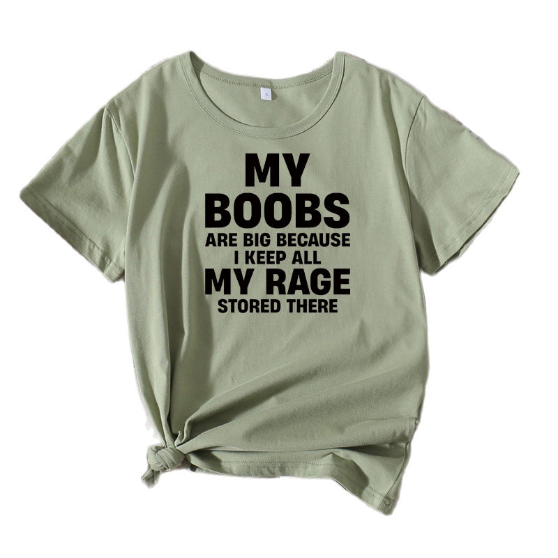 Dame Iøjnefaldende Statement Grafik T-Shirt Stilla
