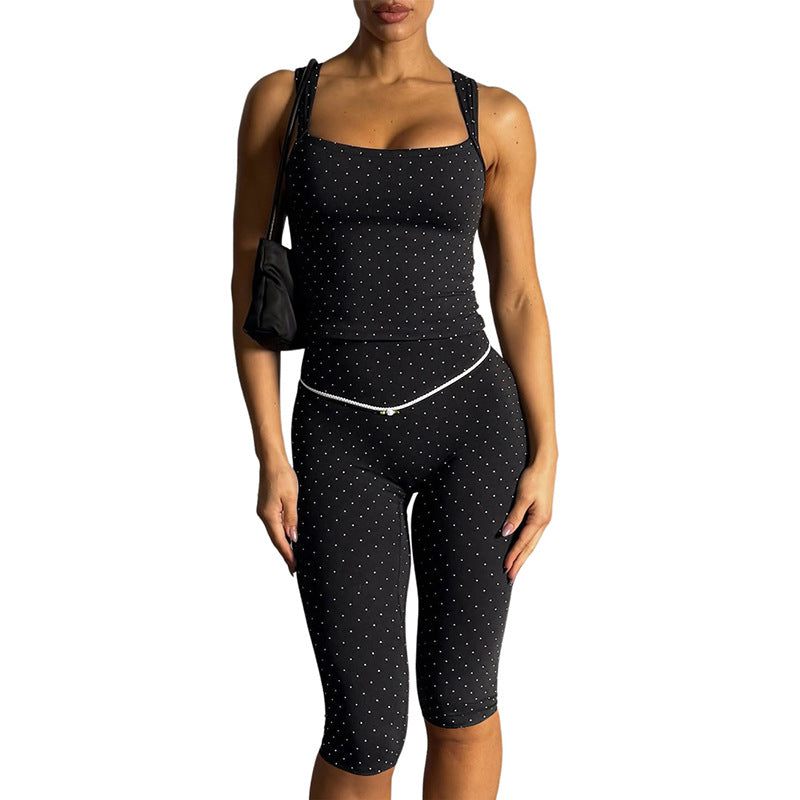 Dame Sportligt Overtøj og Leggings-Sæt Skovae