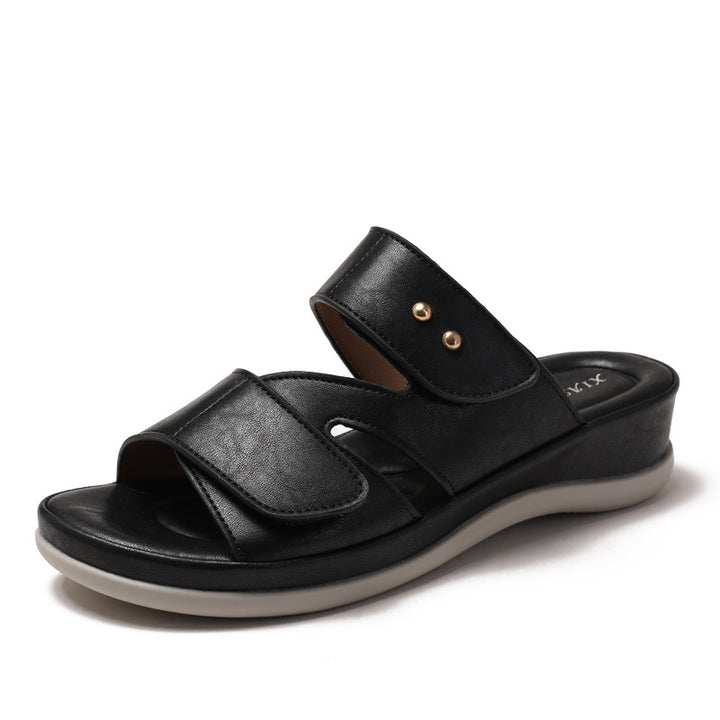 Dame slippers med justerbare remme og polstret indersål Stilla