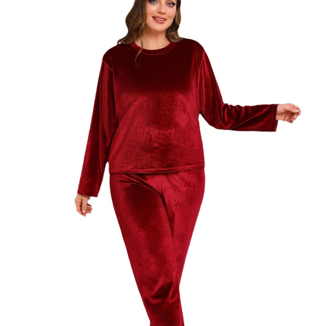 Damepyjamasæt i luksuriøs velour Stilla