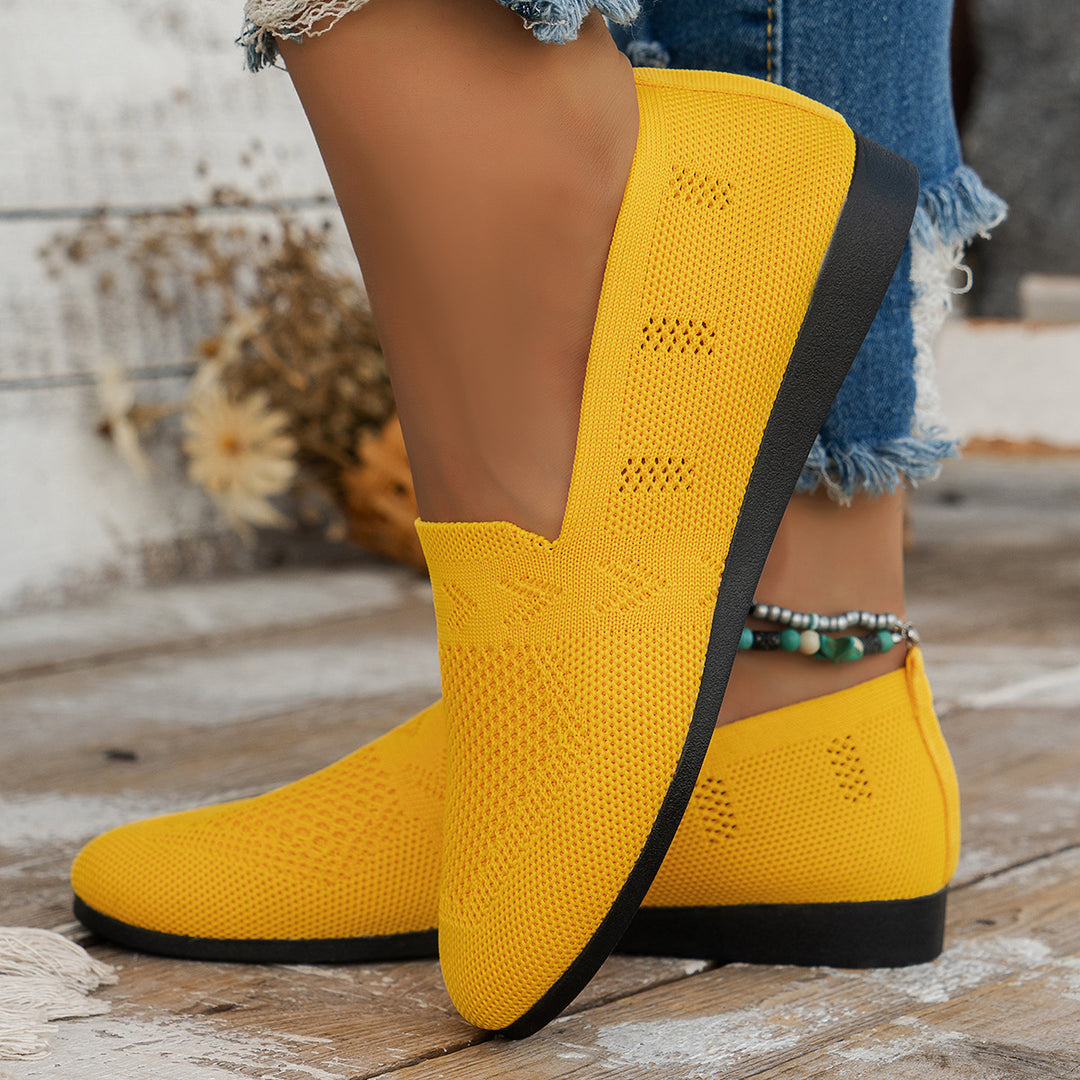 Dame åndbare Slip-On Sneakers Stilla