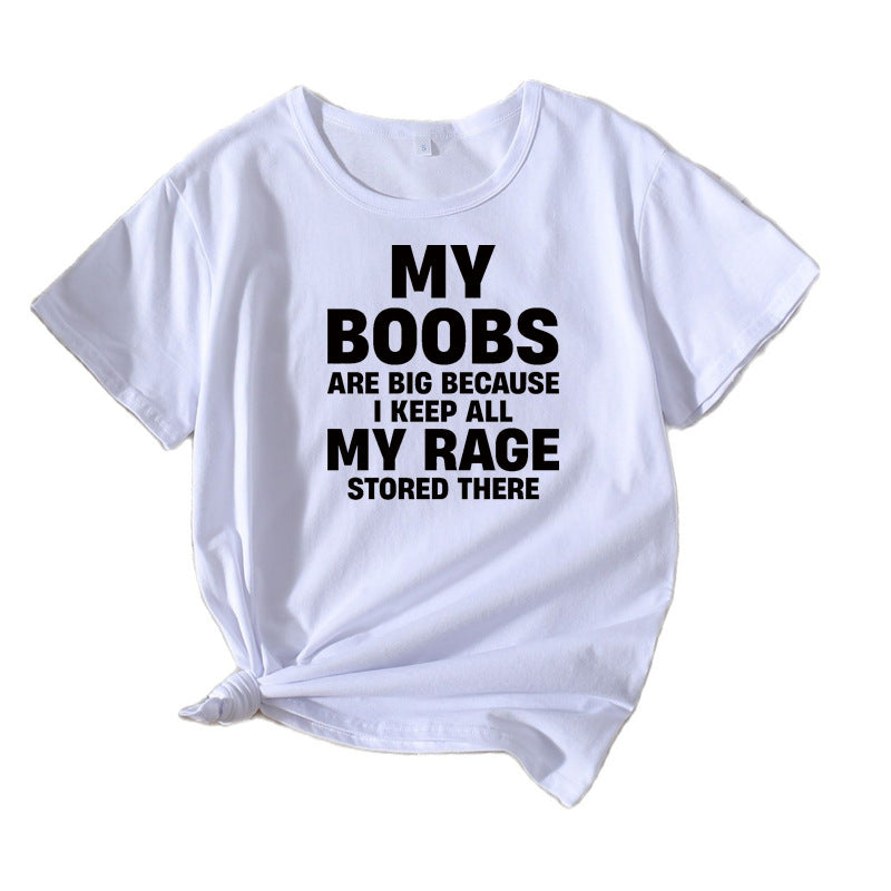 Dame Iøjnefaldende Statement Grafik T-Shirt Stilla