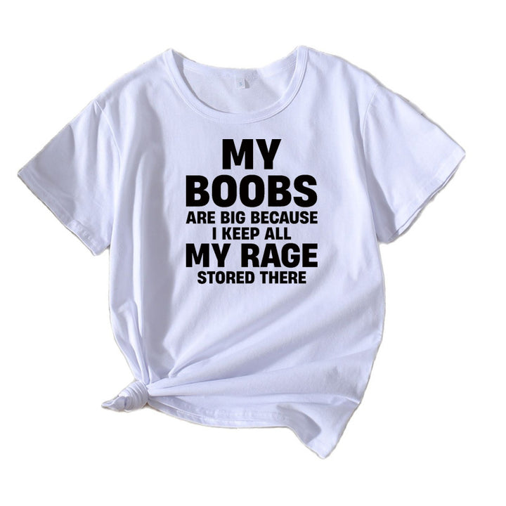 Dame Iøjnefaldende Statement Grafik T-Shirt Stilla