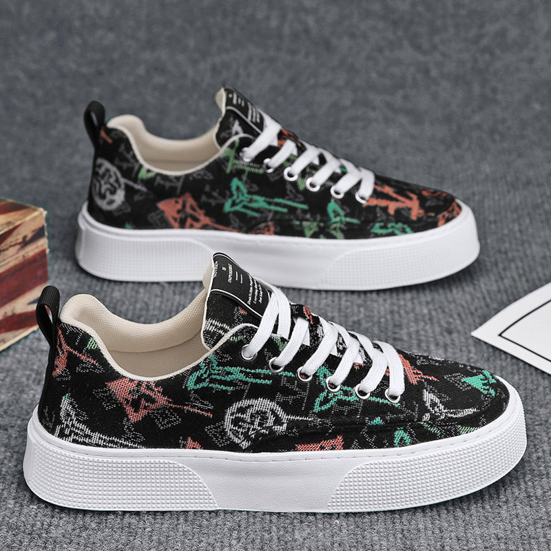Femme Kunstnerisk Læder Sneakers Stilla