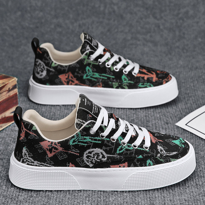 Femme Kunstnerisk Læder Sneakers Stilla
