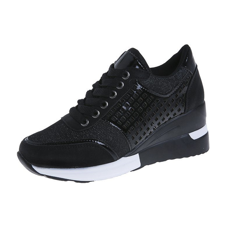 Damer Sneakers med moderne netdesign og glitrende accenter Stilla