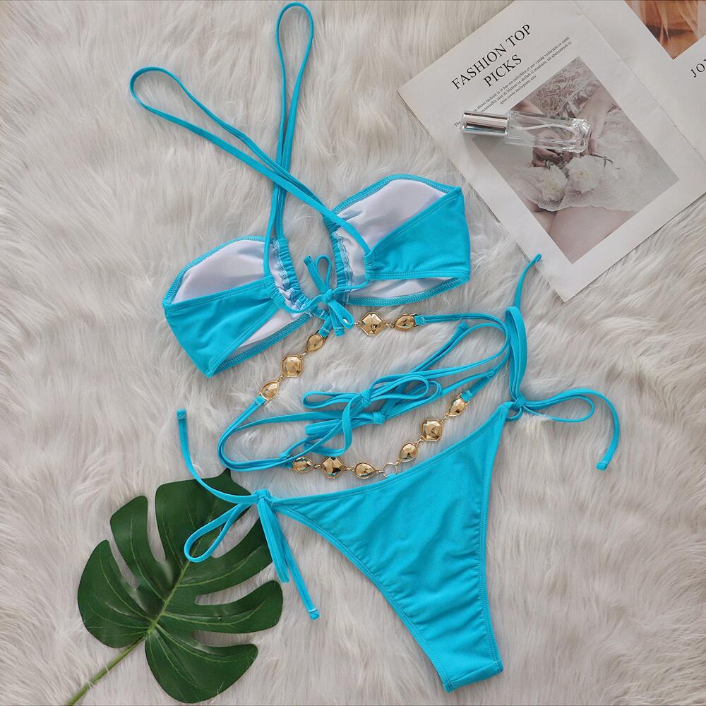 Dame Luxus Cut-Out Bikini Stilla