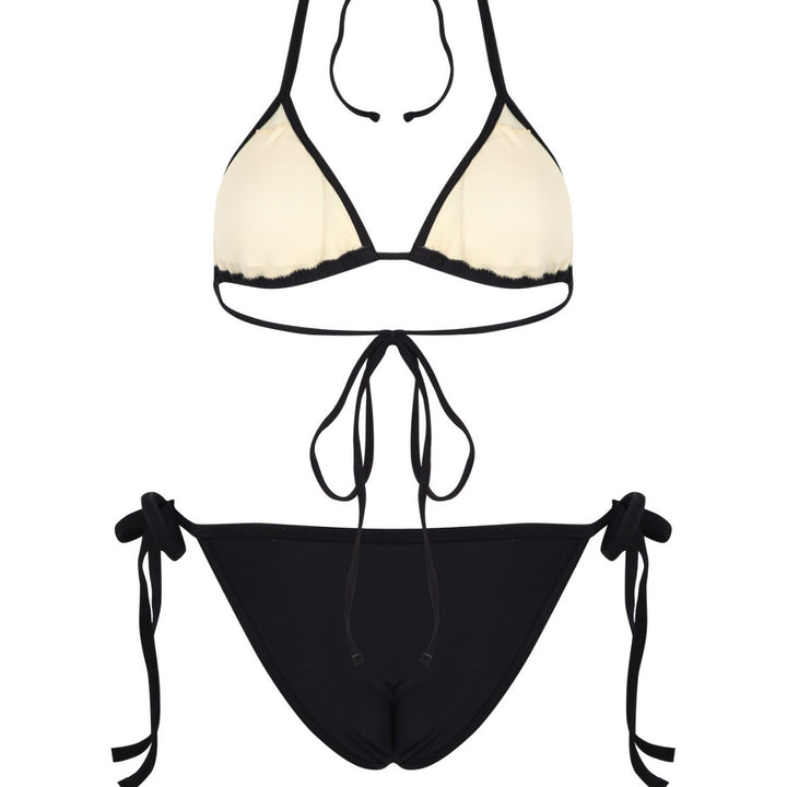 Dame bikini-sæt med elegante cut-out-detaljer og justerbare bånd Skovae
