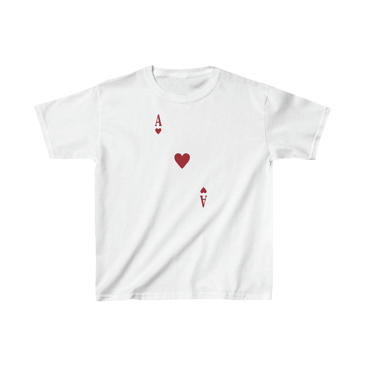 Dame T-shirt med dekoreret hjerte-motiv Skovae