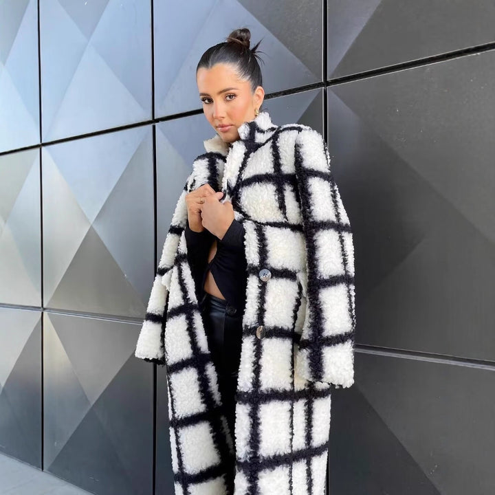 Dame Fleece Dobbeltbrystet Jakke Stilla