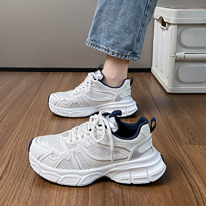 Dame Performance Sneakers med åndbar mesh-overflade og polstret dæmpning Stilla