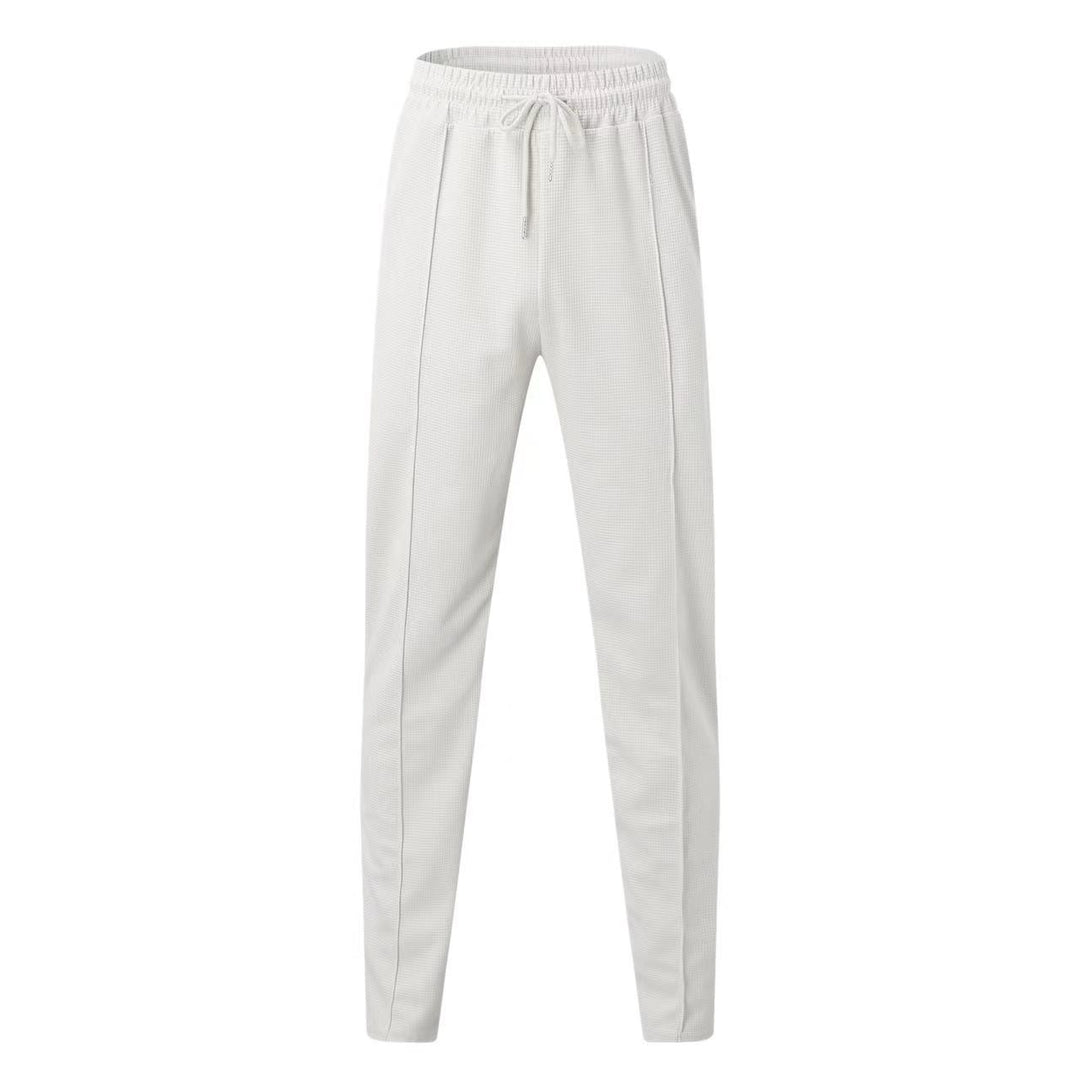 Herre sporty joggingsbukser med åndbar tekstur og elastisk talje Stilla