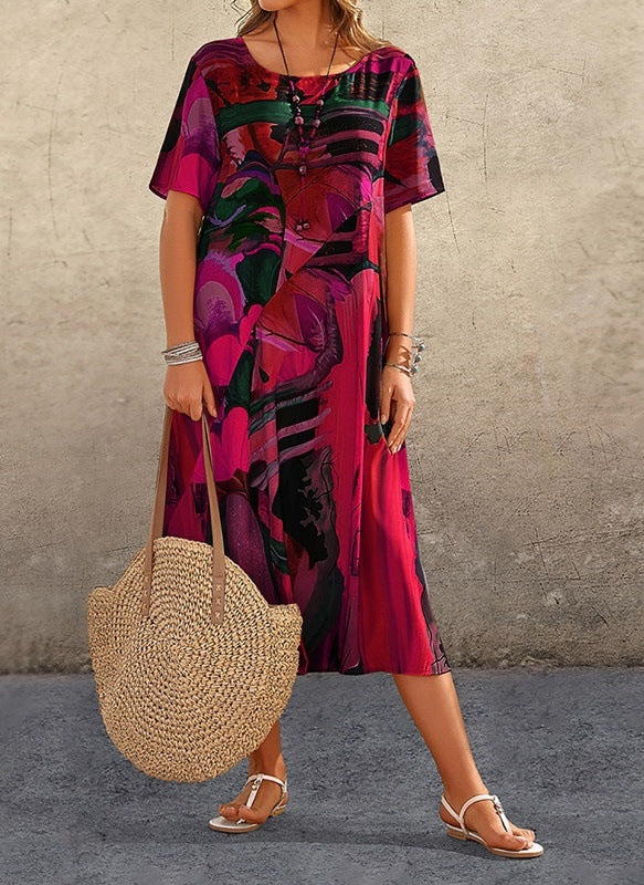 Stilla | Casual Kjole Med Print