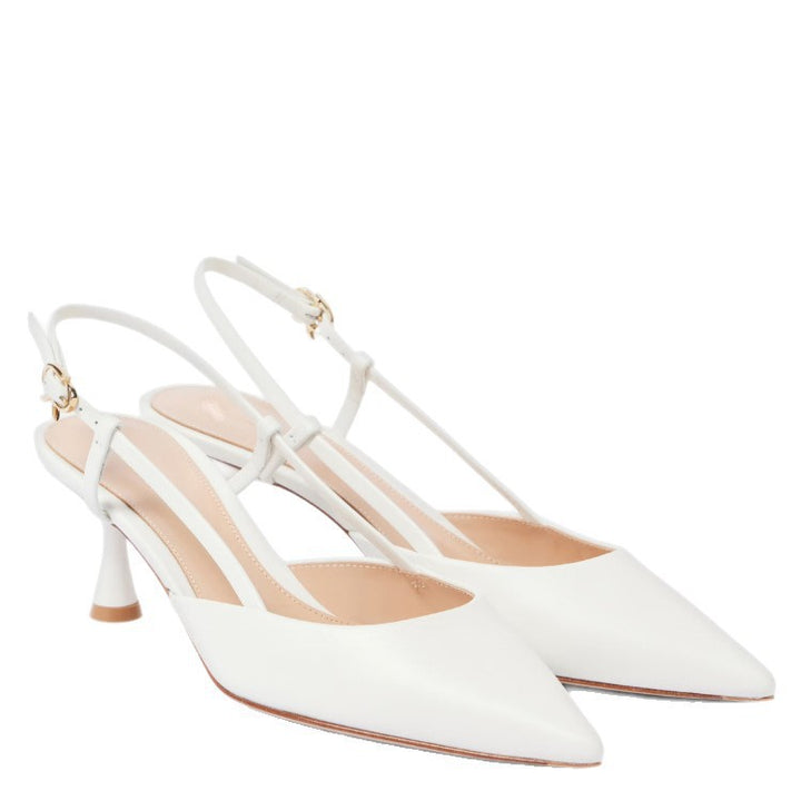 Femme Spids-Tå Slingback Hæle med elegant Rem-Design Stilla