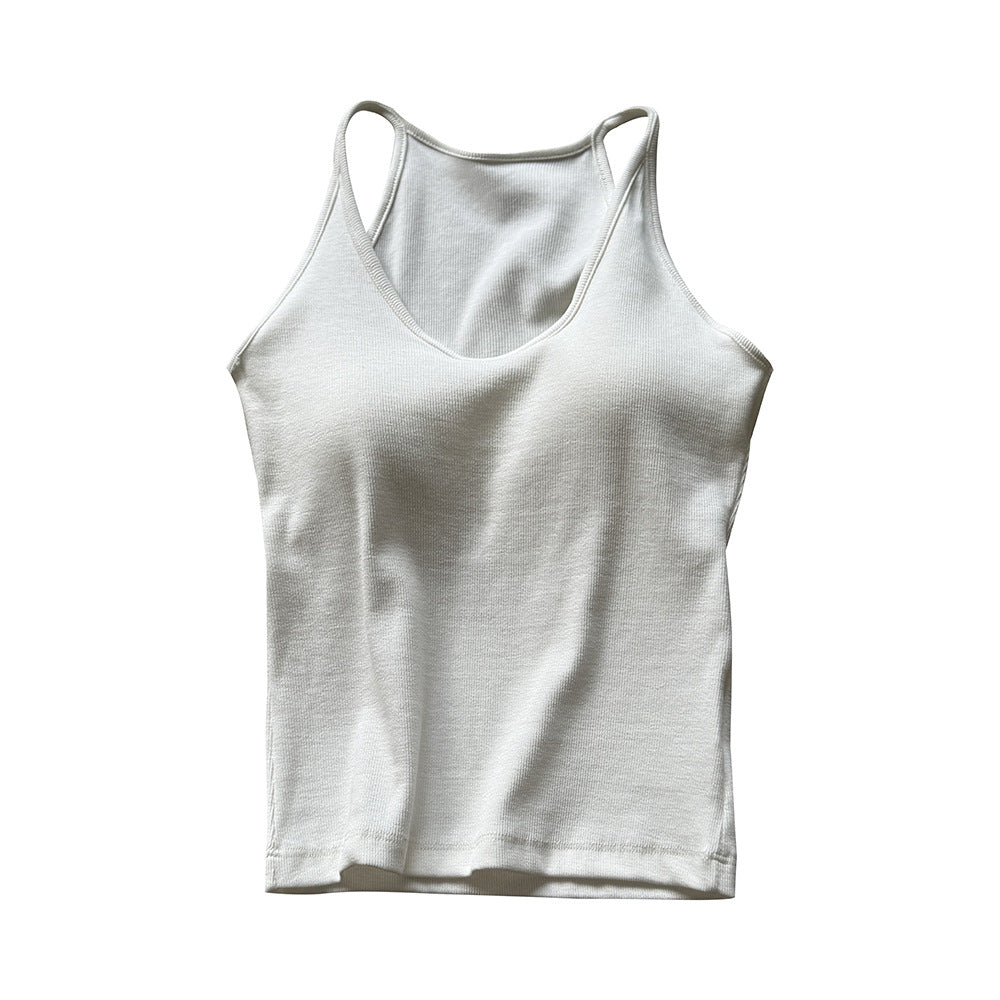 Dame Sportsligt Tanktop med Racerback-design Stilla