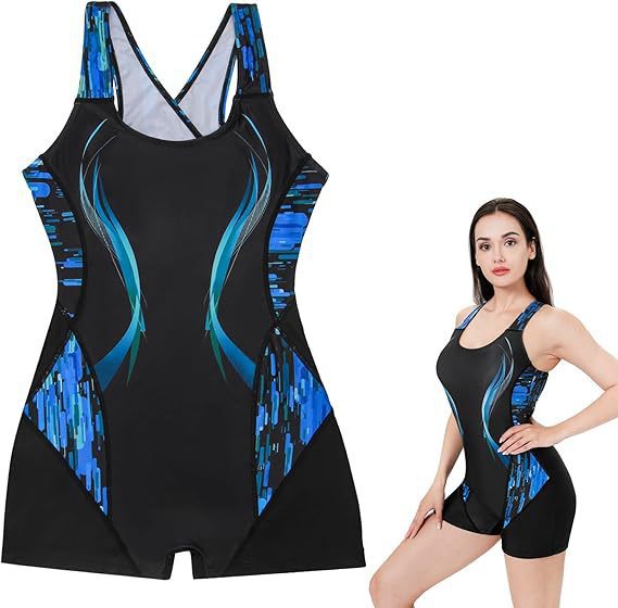 Dame Sportslig one-piece badedragt Skovae