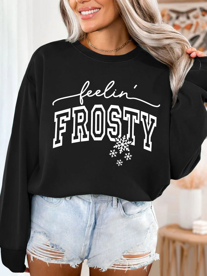 Kvinderne sweater med grafisk print Stilla