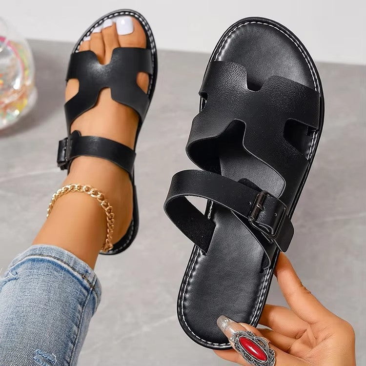 Dame Sandaler med justerbar rem og elegant snit Stilla
