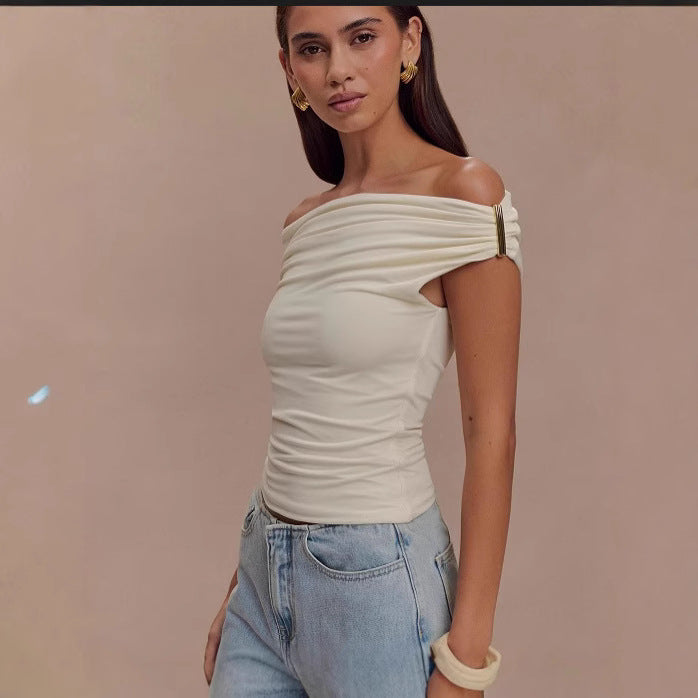 Femme Off-Shoulder Ruffle Top Stilla