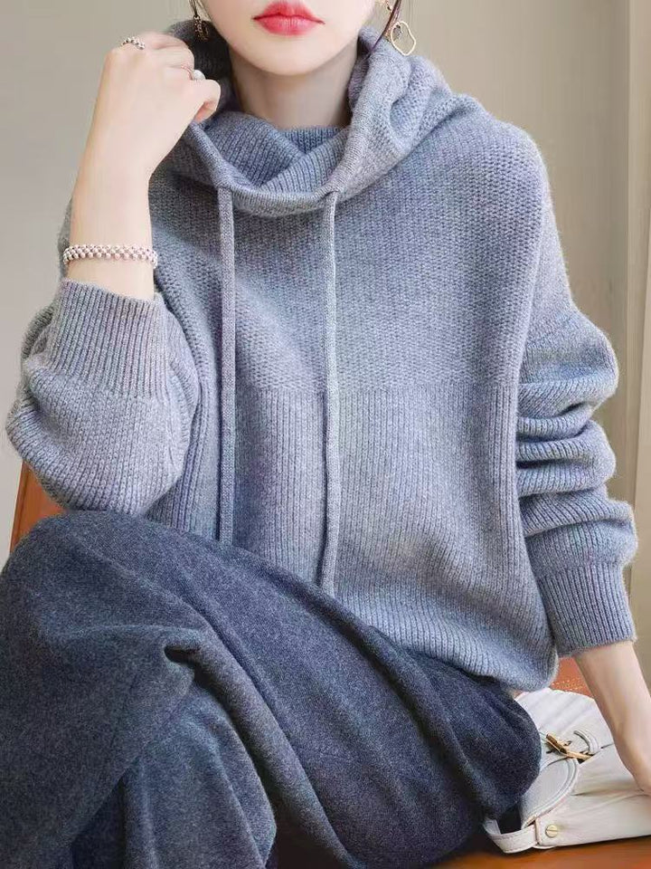 damer oversized sweater med høj krave og afslappet pasform Stilla
