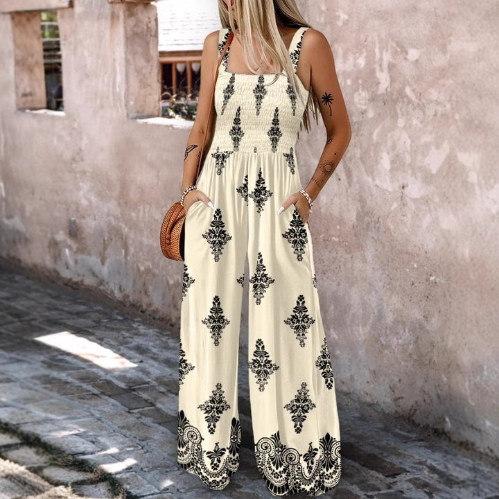 Dame bohemian-inspireret bred ben jumpsuit Stilla