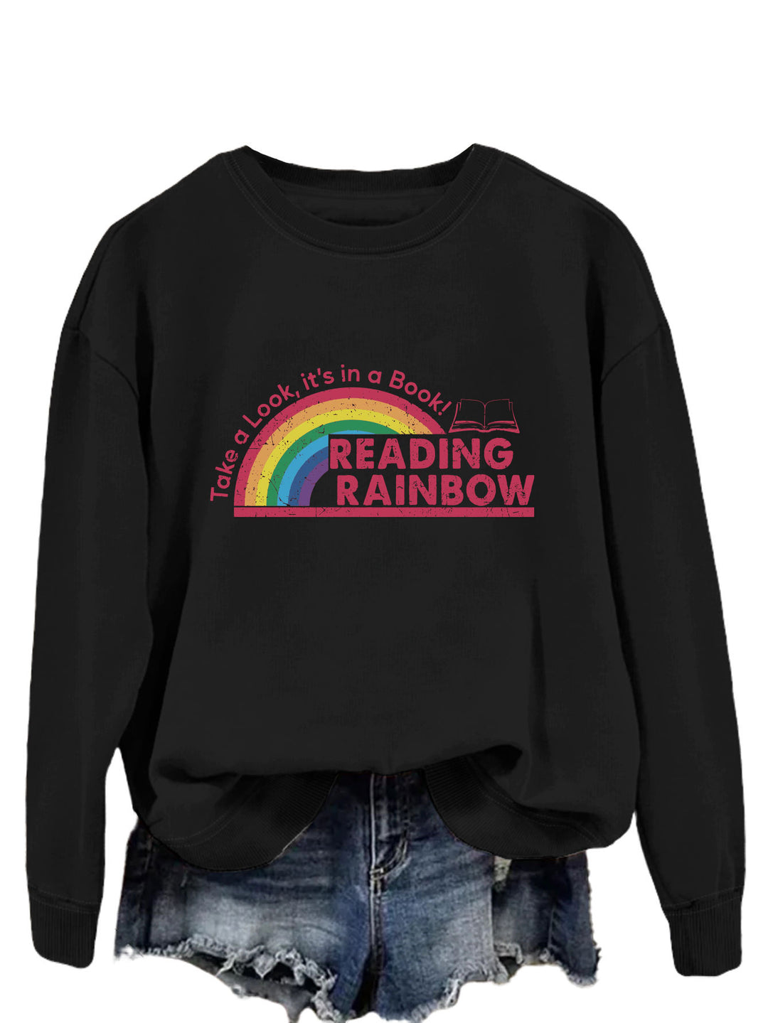 Kvinder casual sweatshirt med unikt print Stilla